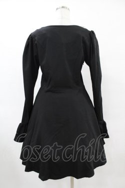画像2: DARK IN LOVE / Gothic lolita doll longsleeves dress M ブラック H-25-06-12-031-PU-OP-KB-ZH