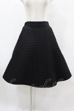 画像1: Candy Stripper / HEART QUILT SKIRT 1 黒 H-25-06-12-036-PU-SK-KB-ZH