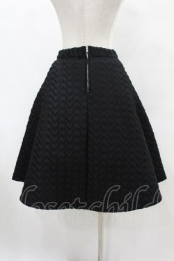 画像2: Candy Stripper / HEART QUILT SKIRT 1 黒 H-25-06-12-036-PU-SK-KB-ZH