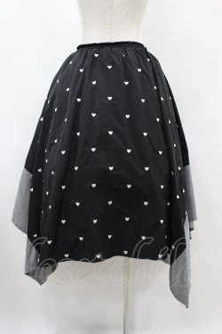 画像2: Candy Stripper / HEART SWITCHED SKIRT  ブラック H-25-06-12-037-PU-SK-KB-ZH