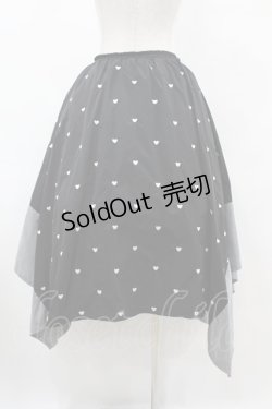 画像2: Candy Stripper / HEART SWITCHED SKIRT  ブラック H-25-06-12-037-PU-SK-KB-ZH