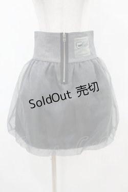 画像1: LAND by MILKBOY / ZIPPED PUMPKINスカート  チャコール H-25-06-12-039-MB-SK-KB-ZH
