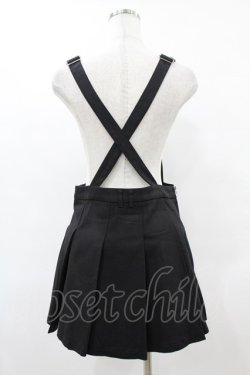 画像2: DARK IN LOVE / Blood devil strap pleated dress M ブラック H-25-06-12-042-PU-OP-KB-ZH