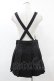 画像2: DARK IN LOVE / Blood devil strap pleated dress M ブラック H-25-06-12-042-PU-OP-KB-ZH (2)