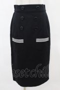 MILK / Sailorタイトスカート  ブラック H-25-06-12-047-ML-SK-KB-ZH