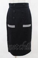 MILK / Sailorタイトスカート  ブラック H-25-06-12-047-ML-SK-KB-ZH