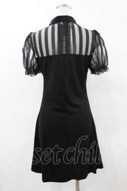 画像2: PUNK RAVE / Chinese Style Silk Fan Cheongsam Dress M ブラック H-25-06-12-051-PU-OP-KB-ZH