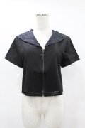 PUNK RAVE / Chinese Style Silk Fan black sailor collar girl uniform jacket M ブラック H-25-06-12-052-PU-TO-KB-ZH