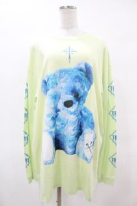 TRAVAS TOKYO / ロゴプリントクマロンT  ライトイエロー H-25-06-12-057-PU-TO-KB-ZH