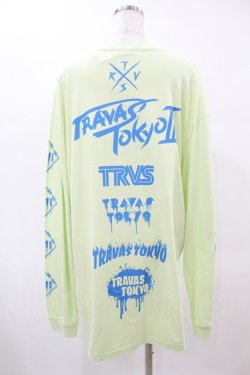 画像2: TRAVAS TOKYO / ロゴプリントクマロンT  ライトイエロー H-25-06-12-057-PU-TO-KB-ZH
