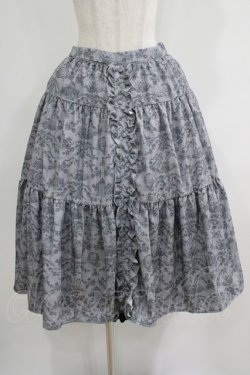 画像1: m petit by misako / NINA’Sコラボ トワルドジュイリバーシブルスカート LL グレー H-25-06-12-1028-LO-SK-NS-ZH