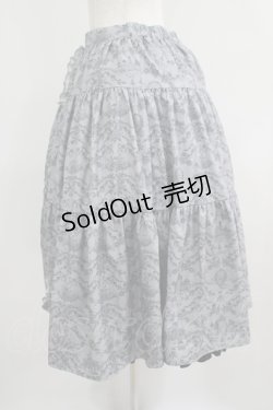 画像2: m petit by misako / NINA’Sコラボ トワルドジュイリバーシブルスカート LL グレー H-25-06-12-1028-LO-SK-NS-ZH