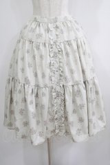 m petit by misako / NINA'Sコラボスカート LL アイボリー/リバーシブル H-25-06-12-1031-LO-SK-NS-ZH