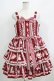 画像1: Infanta（海外ロリータブランド） / ストロベリーケーキジャンパースカート XL レッド H-25-06-12-1032-LO-OP-NS-ZH (1)