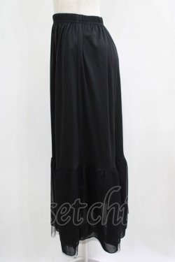 画像2: axes femme / 選べる着丈レースペチスカート L ブラック H-25-06-12-1035-AX-SK-NS-ZH