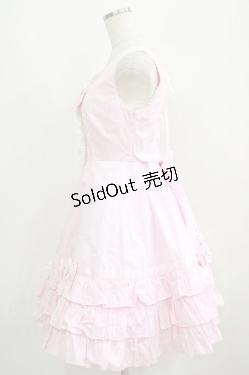 画像2: Angelic Pretty / おめかしジャボジャンパースカート Free ピンク H-25-06-12-1004-AP-OP-NS-ZH (2)