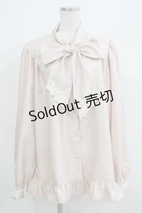 Enchantlic Enchantilly / ノーブルリボンタイブラウス L アイボリー H-25-06-12-1037-LO-BL-NS-ZH