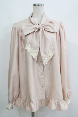 画像1: Enchantlic Enchantilly / ノーブルリボンタイブラウス L アイボリー H-25-06-12-1037-LO-BL-NS-ZH