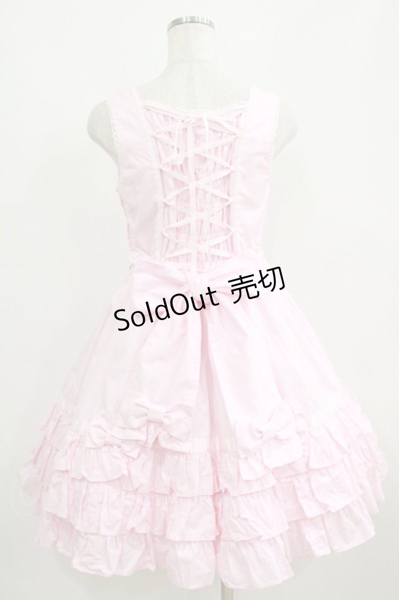 画像3: Angelic Pretty / おめかしジャボジャンパースカート Free ピンク H-25-06-12-1004-AP-OP-NS-ZH (3)