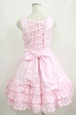 画像3: Angelic Pretty / おめかしジャボジャンパースカート Free ピンク H-25-06-12-1004-AP-OP-NS-ZH (3)