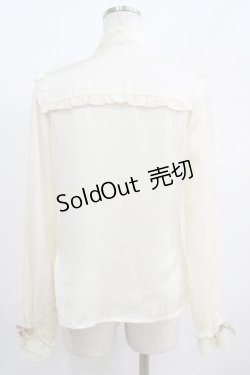 画像3: axes femme / プチローズリボンブラウス M 生成り H-25-06-12-1041-AX-BL-NS-ZH