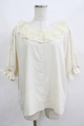 m petit by misako / NINA'Sコラボブラウス LL アイボリー H-25-06-12-1042-LO-BL-NS-ZH