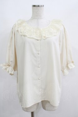 画像1: m petit by misako / NINA'Sコラボブラウス LL アイボリー H-25-06-12-1042-LO-BL-NS-ZH