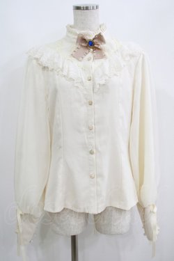 画像1: Miss Point（海外ロリータブランド） / 金の楽章 ブラウス XXL 生成り H-25-06-12-1043-EL-BL-NS-ZH
