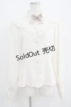 画像1: Miss Point（海外ロリータブランド） / 金の楽章 ブラウス XXL 生成り H-25-06-12-1043-EL-BL-NS-ZH