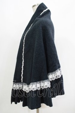 画像2: marcHenTica / 大和撫子フリルショール Free ブラック H-25-06-12-1050-LO-JA-NS-ZH