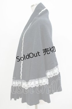 画像2: marcHenTica / 大和撫子フリルショール Free ブラック H-25-06-12-1050-LO-JA-NS-ZH