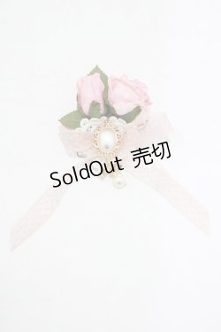 画像1: Miss Point（海外ロリータブランド） / 木香薔薇ピンク花ブローチ  ピンク H-25-06-12-1053-EL-AC-NS-ZH