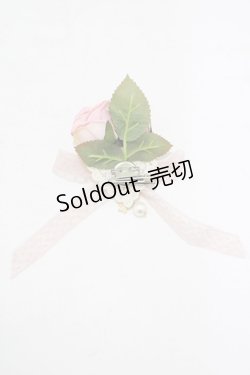 画像2: Miss Point（海外ロリータブランド） / 木香薔薇ピンク花ブローチ  ピンク H-25-06-12-1053-EL-AC-NS-ZH