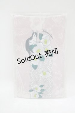 画像1: metamorphose / 椿爛漫〜ねこのかくれんぼ〜プリントオーバーニー  ピンク H-25-06-12-1063-ME-ZA-NS-ZH
