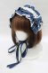 画像1: axes femme kawaii / タータンチェックヘッドドレス  ブルー H-25-06-12-1067-AX-AC-NS-ZH (1)