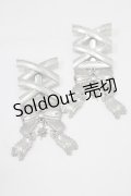 axes femme POETIQUE / レースアップヘアクリップ  シルバー H-25-06-12-1077-AX-AC-NS-ZH