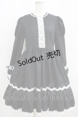 画像1: RUSANJIN ROOM / YUMEワンピース M ブラック H-25-06-12-1007-GO-OP-NS-ZH