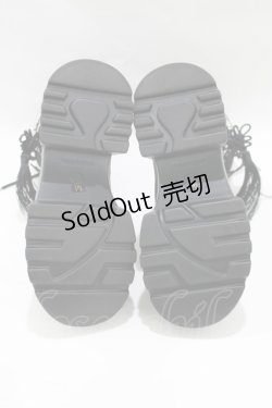 画像4: axes femme POETIQUE / チャイナ釦タンクソールブーツ M ブラック H-25-06-12-1080-AX-SH-NS-ZH