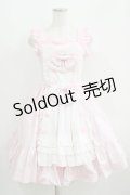 MAM MAXICIMAM / エプロンティーパーティージャンパースカート Free ピンク H-25-06-12-1008-GO-OP-NS-ZH