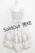 Enchantlic Enchantilly / すみれのお茶会ティアードジャンパースカート L さくらピンク H-25-06-12-1010-LO-OP-NS-ZH