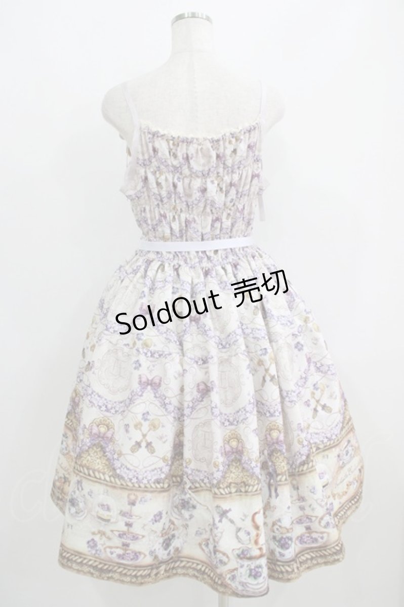 画像3: Enchantlic Enchantilly / すみれのお茶会ティアードジャンパースカート L さくらピンク H-25-06-12-1010-LO-OP-NS-ZH (3)