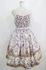 画像3: Enchantlic Enchantilly / すみれのお茶会ティアードジャンパースカート L さくらピンク H-25-06-12-1010-LO-OP-NS-ZH (3)