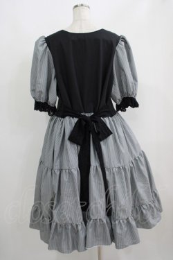 画像3: marcHenTica / ストライプワンピース 大きいサイズ グレー H-25-06-12-1012-LO-OP-NS-ZH