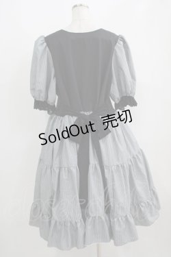 画像3: marcHenTica / ストライプワンピース 大きいサイズ グレー H-25-06-12-1012-LO-OP-NS-ZH