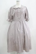 m petit by misako / NINA'sコラボワンピース LL モカ H-25-06-12-1015-LO-OP-NS-ZH