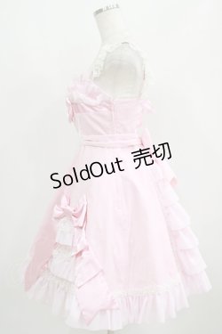 画像2: Angelic Pretty / リボンデコレーションジャンパースカート Free ピンク H-25-06-12-1002-AP-OP-NS-ZH