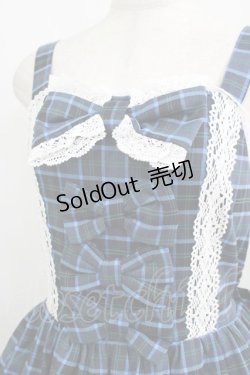 画像5: axes femme kawaii / タータンチェックジャンスカ M ブルー H-25-06-12-1017-AX-OP-NS-ZH