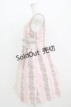 画像2: axes femme / 花柄ジャンパースカート M ピンク H-25-06-12-1018-AX-OP-NS-ZH