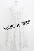 m petit by misako / NINA’Sコラボジャンパースカート LL オフ/サックス H-25-06-12-1020-LO-OP-NS-ZH