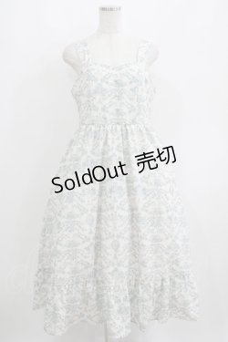 画像1: m petit by misako / NINA’Sコラボジャンパースカート LL オフ/サックス H-25-06-12-1020-LO-OP-NS-ZH